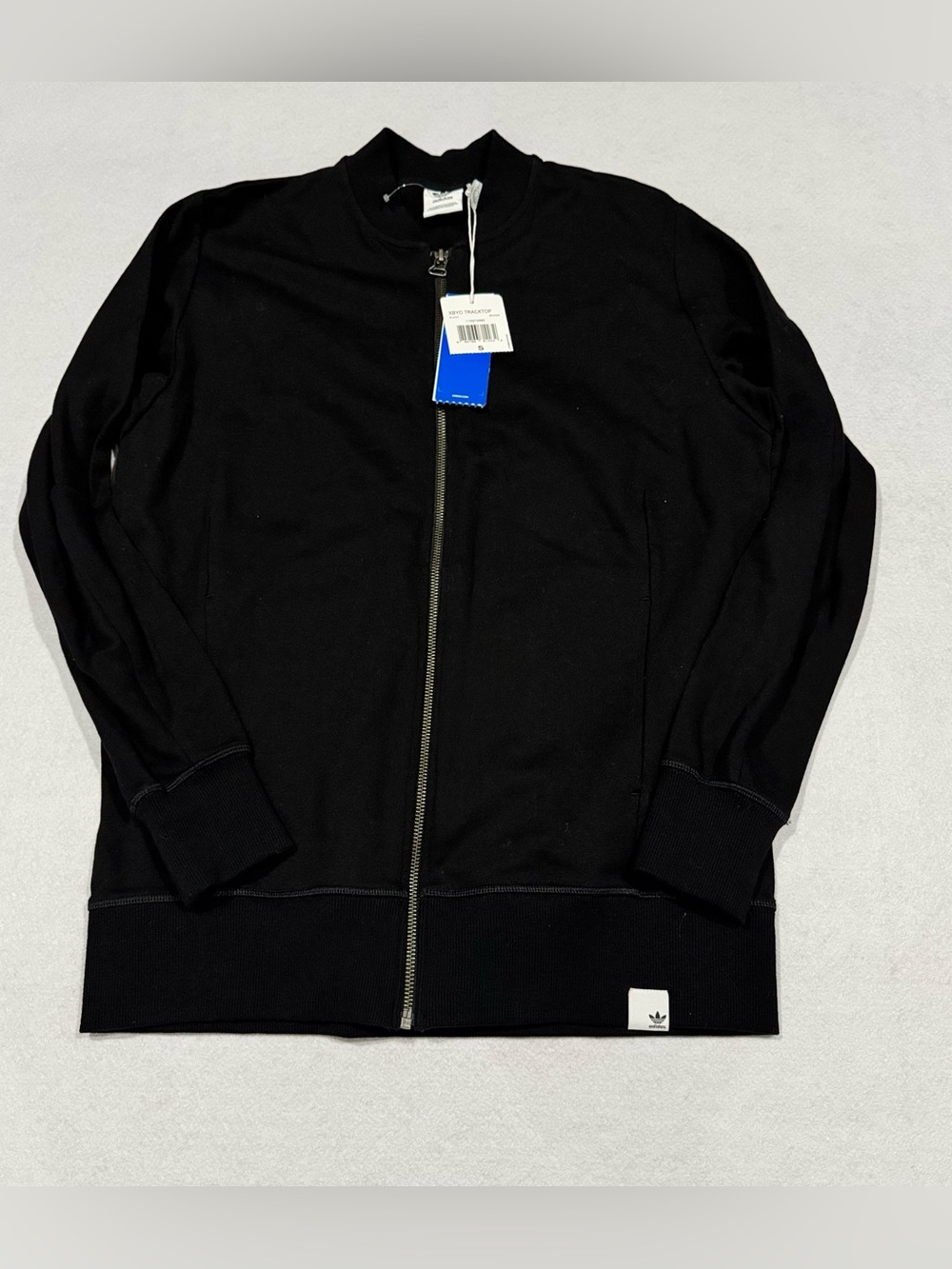 NWT Adidas Women's Black Full-Zip Sweater Jacket XS